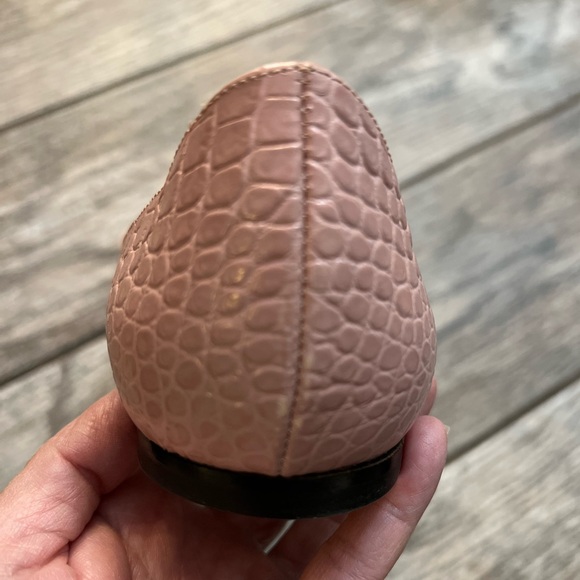 Jimmy Choo London Pink Croc Pointy Toe flats - Size 40.5 - Picture 4 of 13